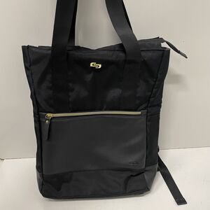 solo New York® Parker Hybrid Backpack/Tote, Black City Bag Pack